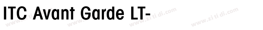 ITC Avant Garde LT字体转换 ITC Avant Garde LT字体转换